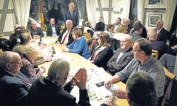 Der Neujahrsauftakt der CDU in Lthorst platzte aus allen Nhten.