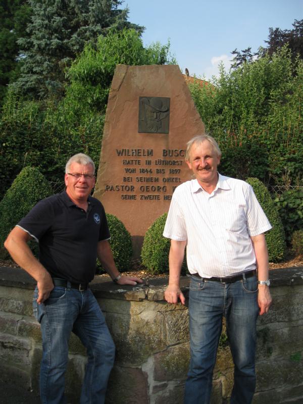 Die Kandidaten Manfred Rose und Joachim Stnkel